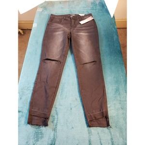 Ruff Hewn Grey Jeans Womens Black Size 8 Ladies Ankle Skinny Ladies Denim NWT